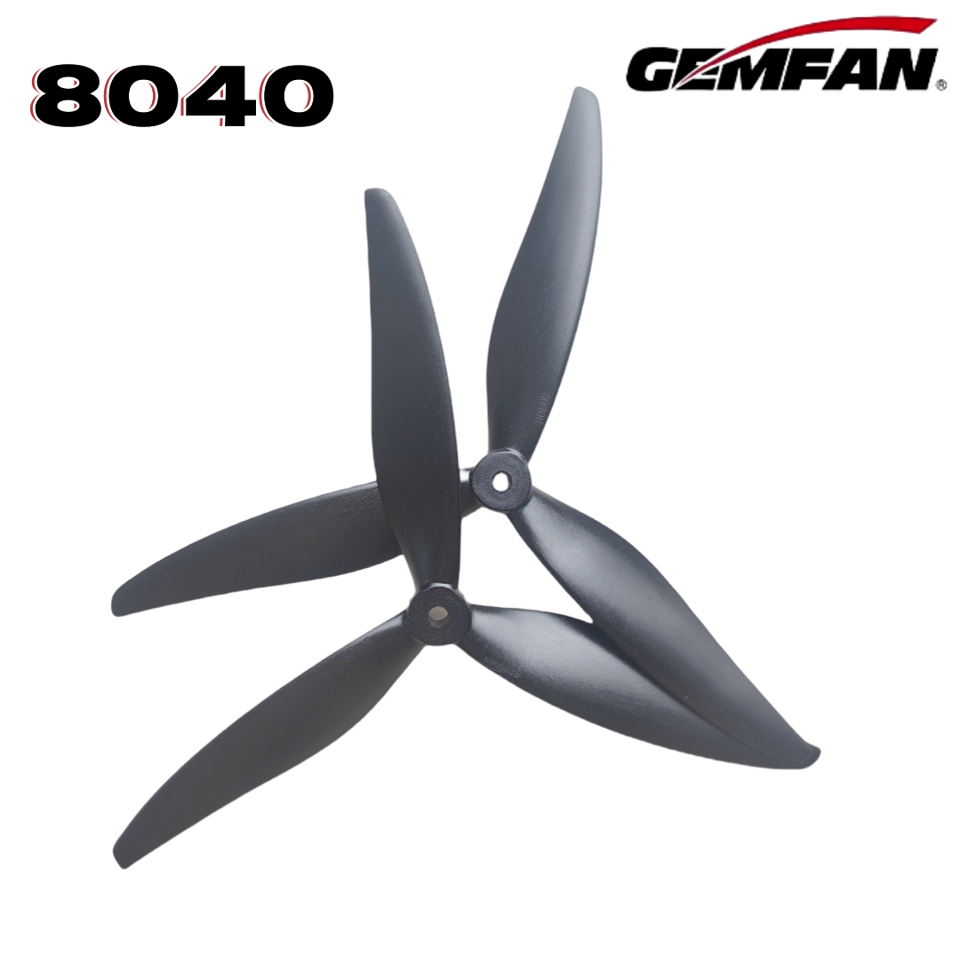 Gemfan 8040 8X4X3 3-blade 8 بو - مراجعة Drone Gimbal Controller وسعره