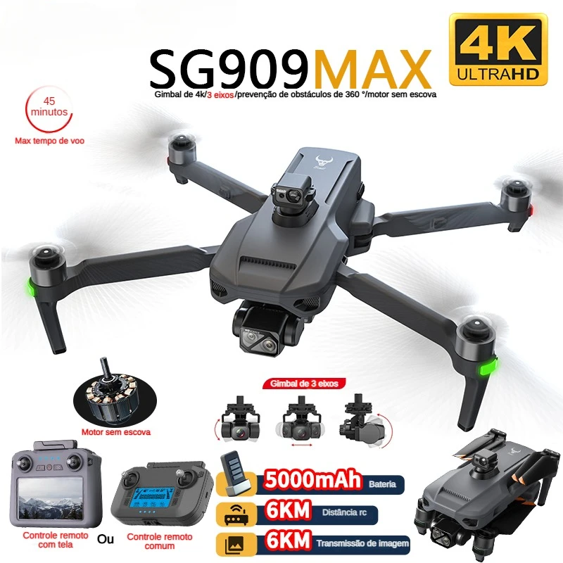 ZLL SG909 SG909MAX طائرة بدون  - مراجعة Drone Gimbal Case وسعره